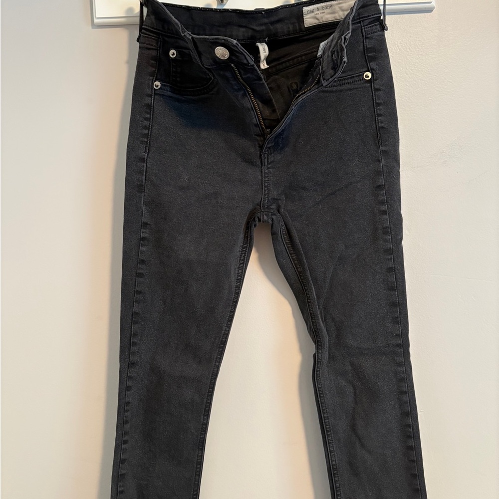 Rag & Bone Black Skinny Jeans Modern Fit